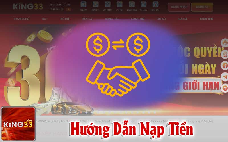 Hướng dẫn nạp tiền King33