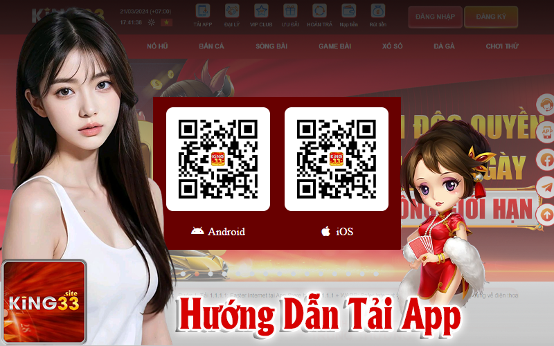 Hướng dẫn tải app King33
